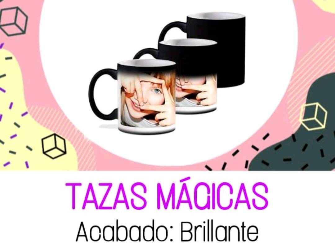 Taza mágica brillante