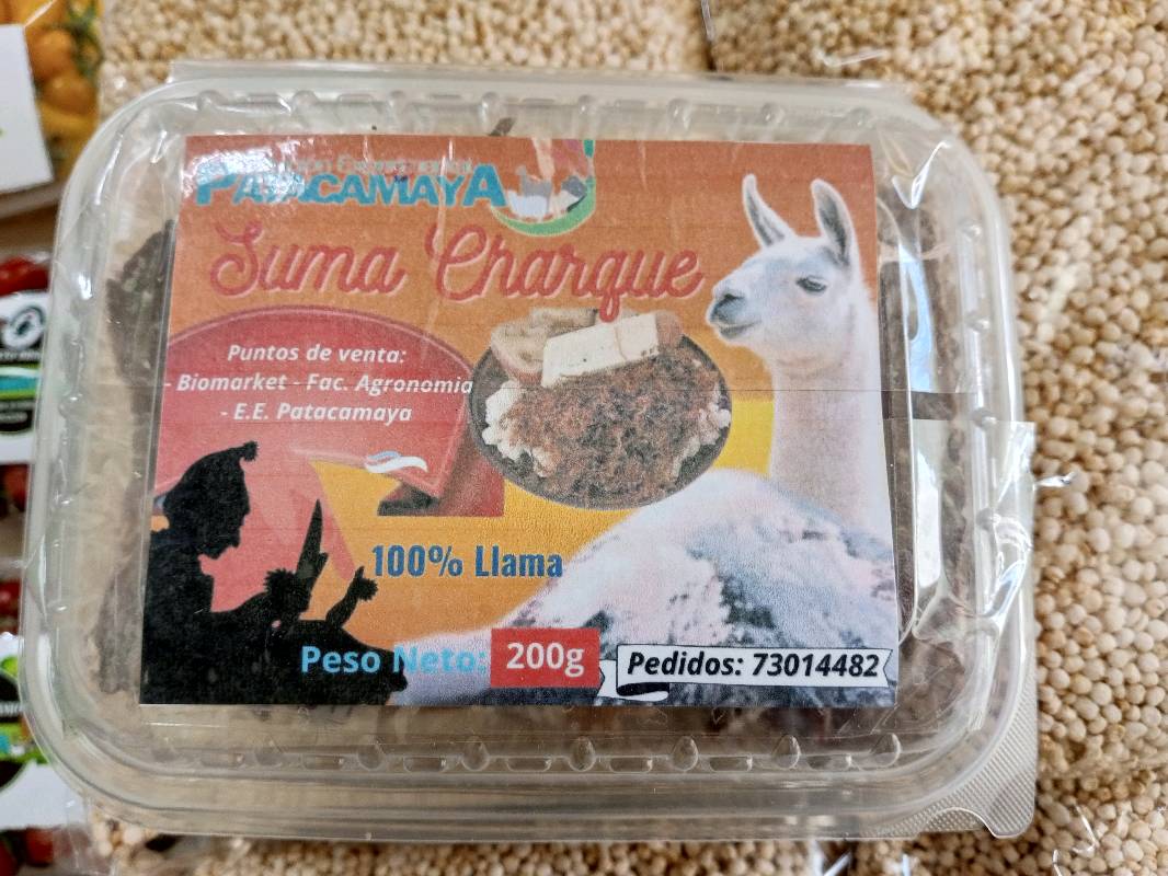Charque de llama (200g) en Tarija