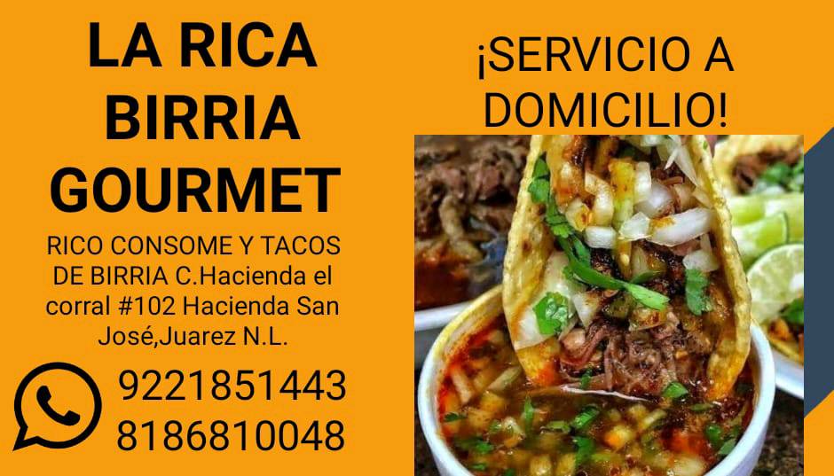 La Rica Birria Gourmet en Monterrey