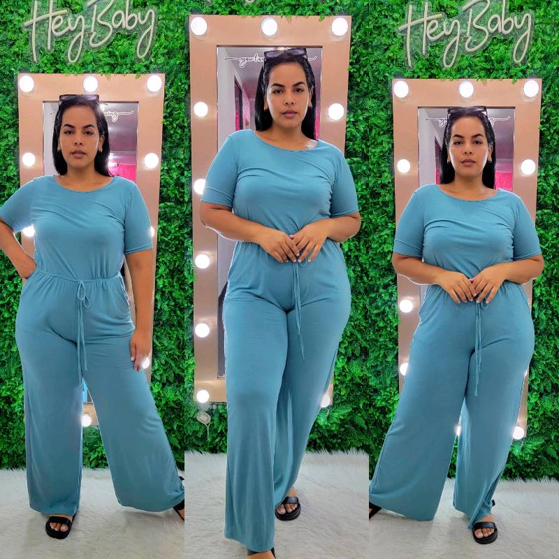 1869 - Jumpsuit de manga corta 