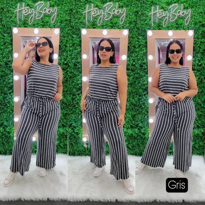 3191 - Jumpsuit de lineas