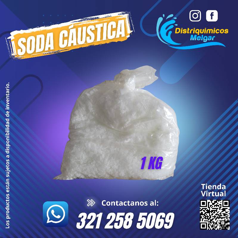 SODA CÁUSTICA TIPO ESCAMA en Melgar