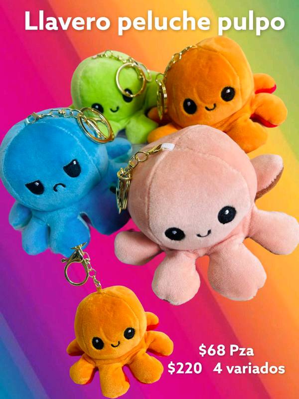 Peluche pulpo reversible - Novicompu