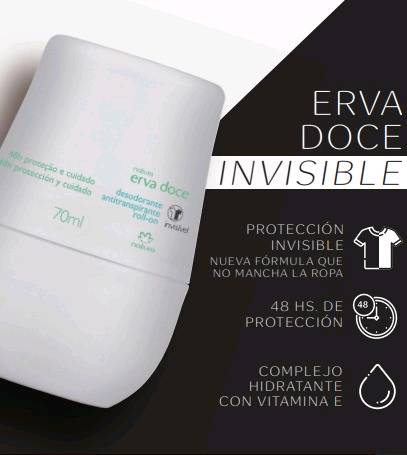 Erva doce. Desodorante antitranspirante roll-on en Entre Rios