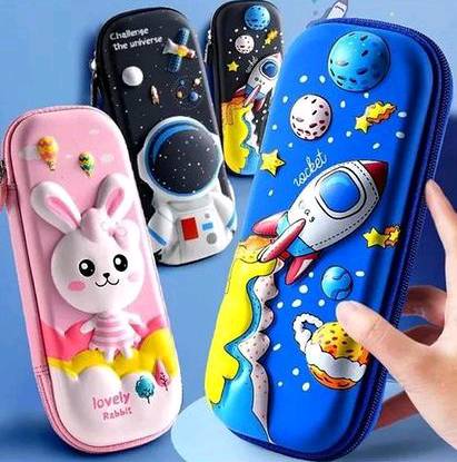 Estuche Escolar Kawaii 3D