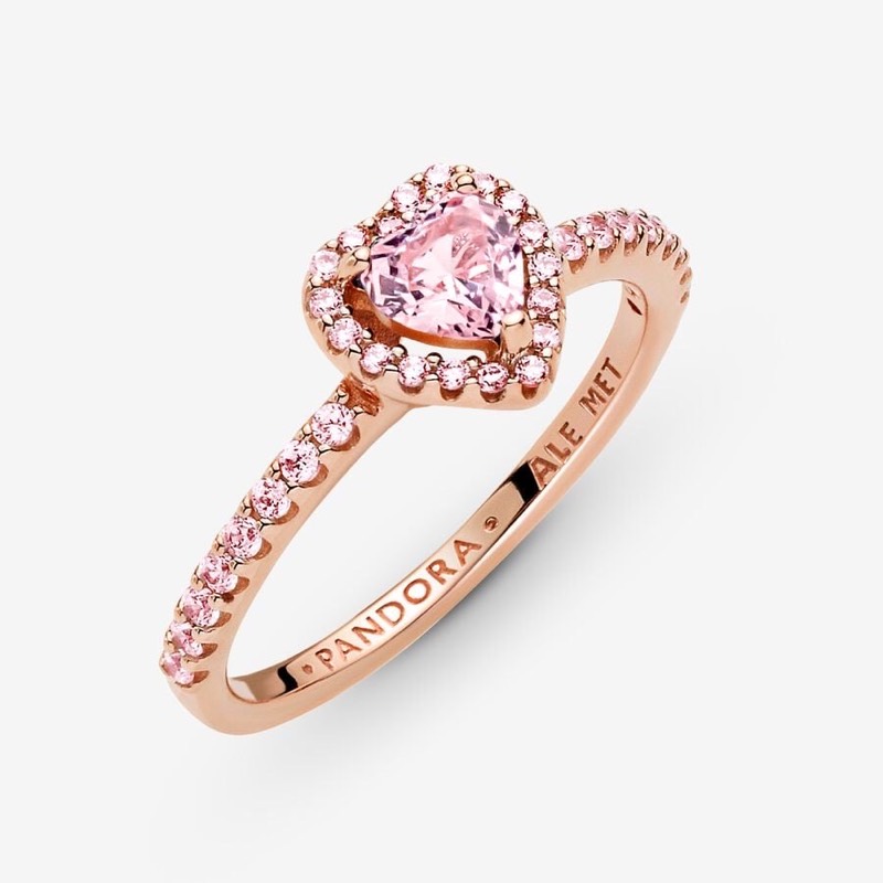 Anillos Pandora Baño Oro Rosa