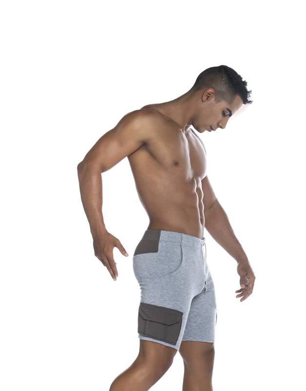 POCKET SHORT PANTS GRAY