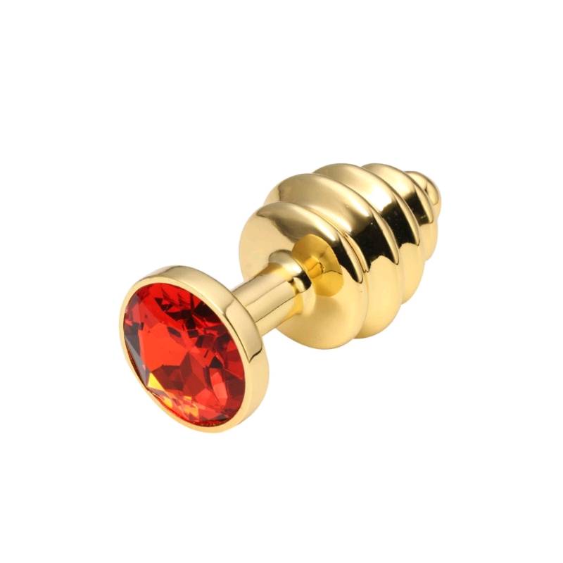 Plug Anal Metálico en Forma de Anillos Pequeño 