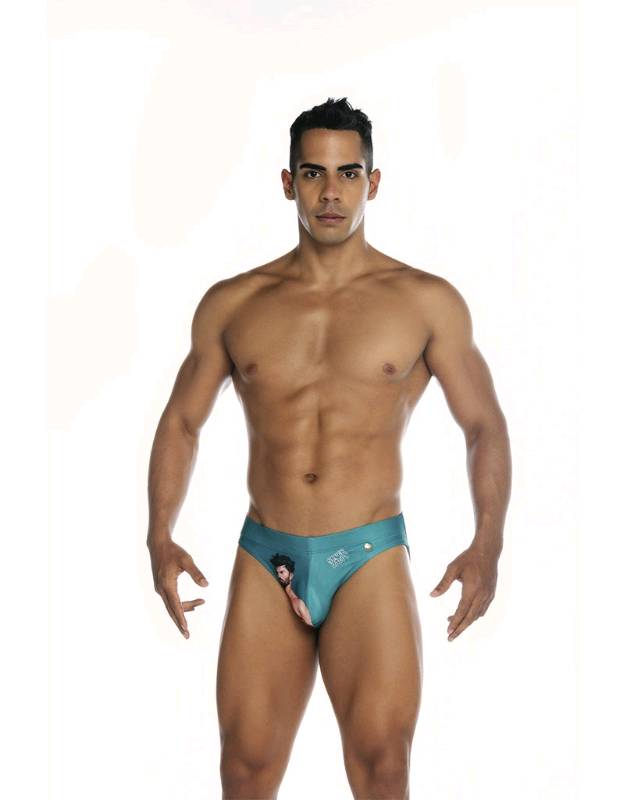 SUPER DADDY BLUE SWIMBRIEF