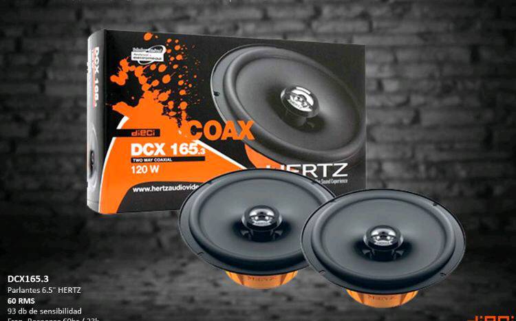 Hertz Dieci DCX165.3 - 2-Way 6.5 Coaxial Speaker