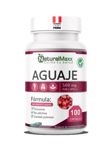 AGUAJE DE CAPSULAS 500 mg - NATURAL MAXX en Lima