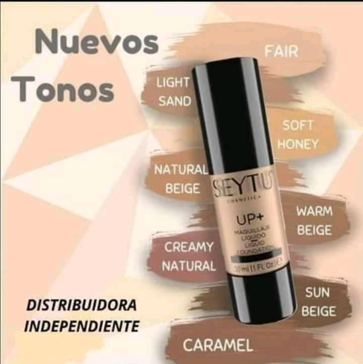 Maquillaje líquido UP+FPS 15 en Chiclayo