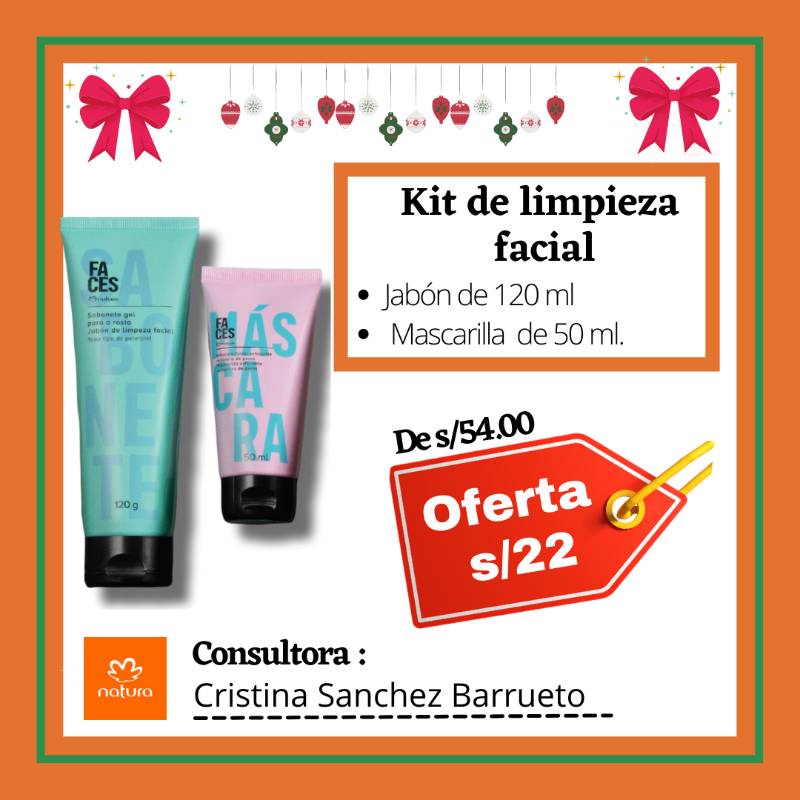 Kit de limpieza para rostro Natura en Trujillo