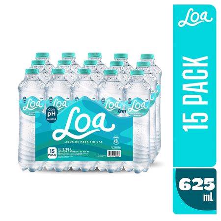 AGUA LOA 625ML 15UND