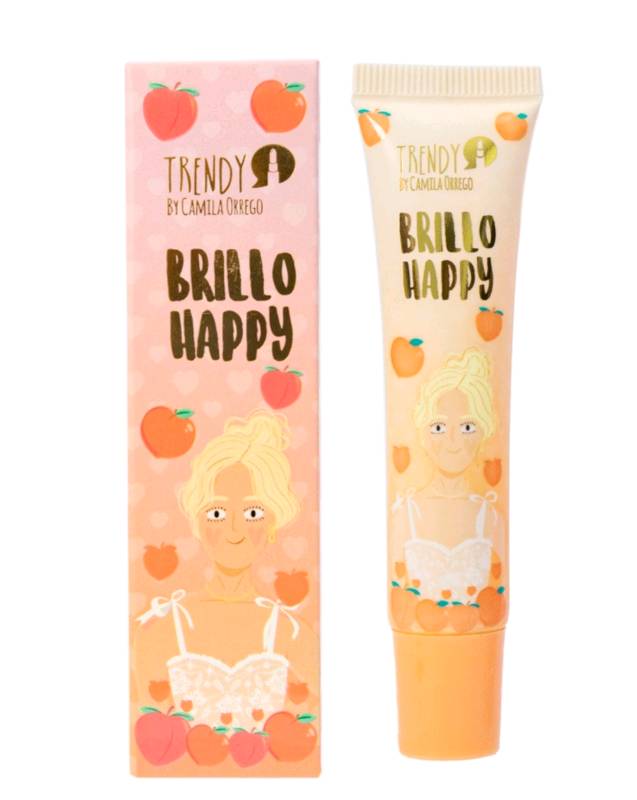 Brillo Hidratante de Durazno HAPPY Trendy