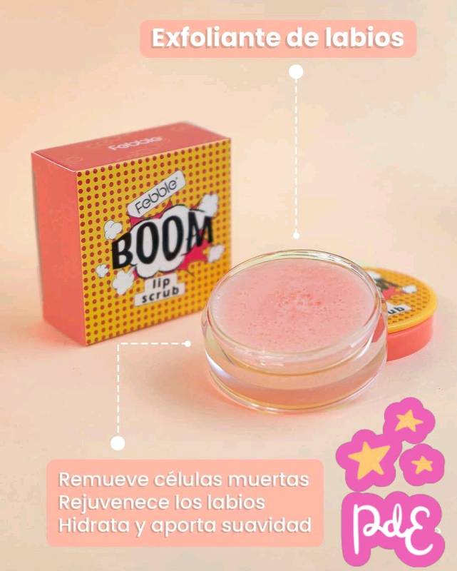 Exfoliante de labios BOOM. Febble