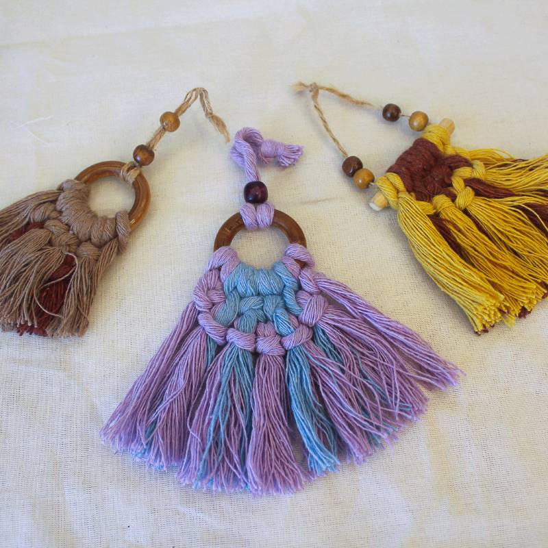 necklace, swab, broom
