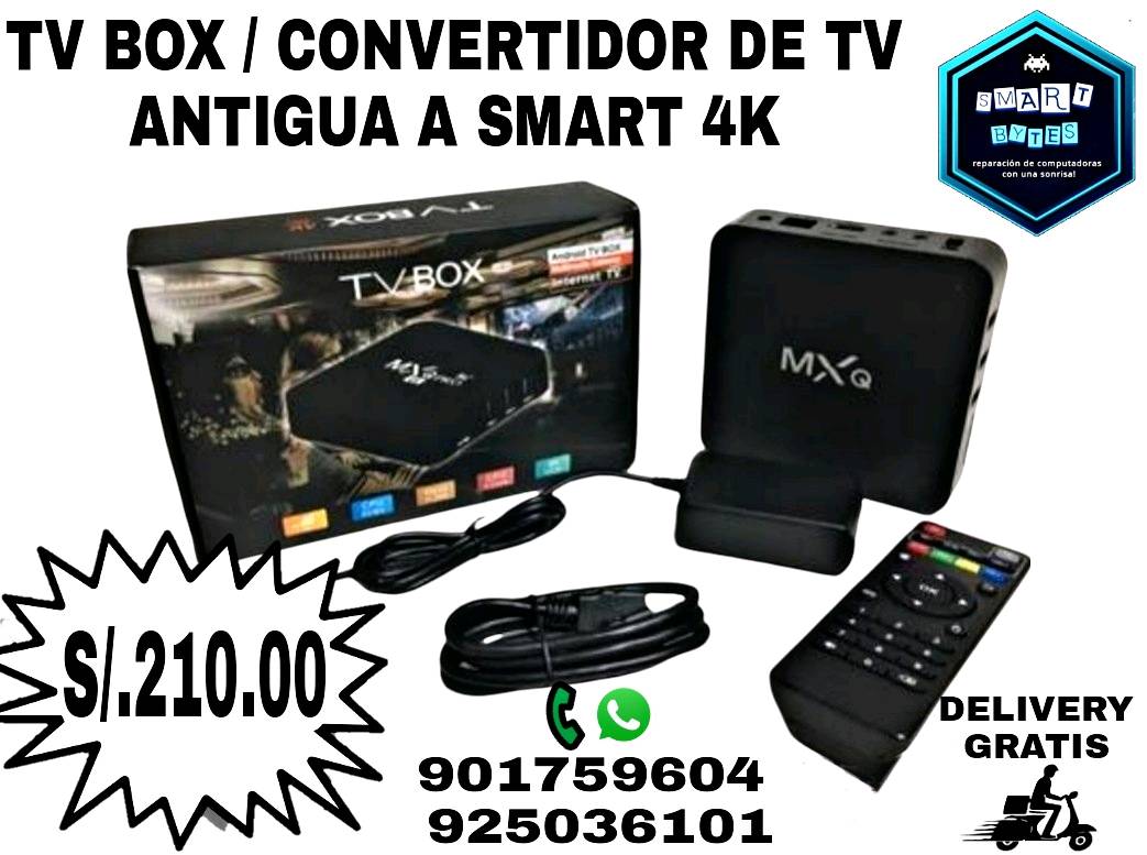 TV BOX / CONVERTIDOR DE TV ANTIGUA A SMART 4K en Iquitos