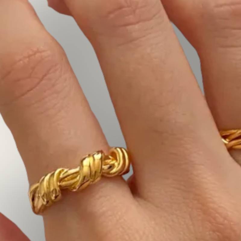 Anillo Knot oro