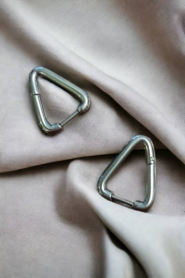 Aretes triángulo (plata)