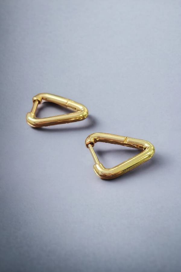 Aretes triángulo (oro)