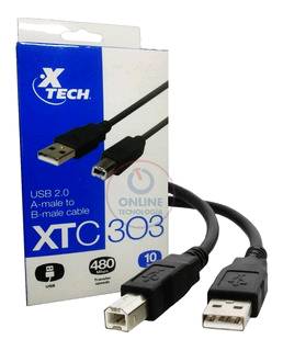 XTECH XTC-303 Cable para Impresora USB-A  Precio Guatemala - Kemik  Guatemala - Compra en línea fácil