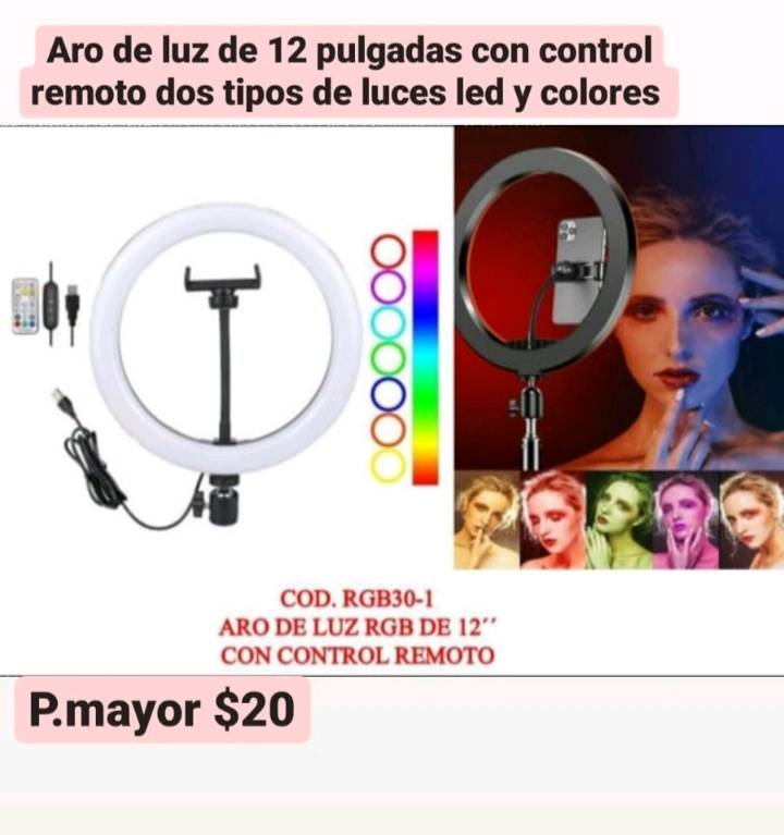 Aro De Luz Led De 12 Pulgadas