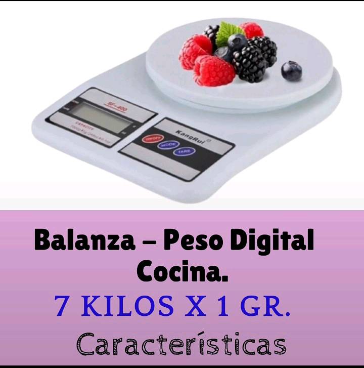 Balanza de Cocina Digital 7 Kg. en Barquisimeto