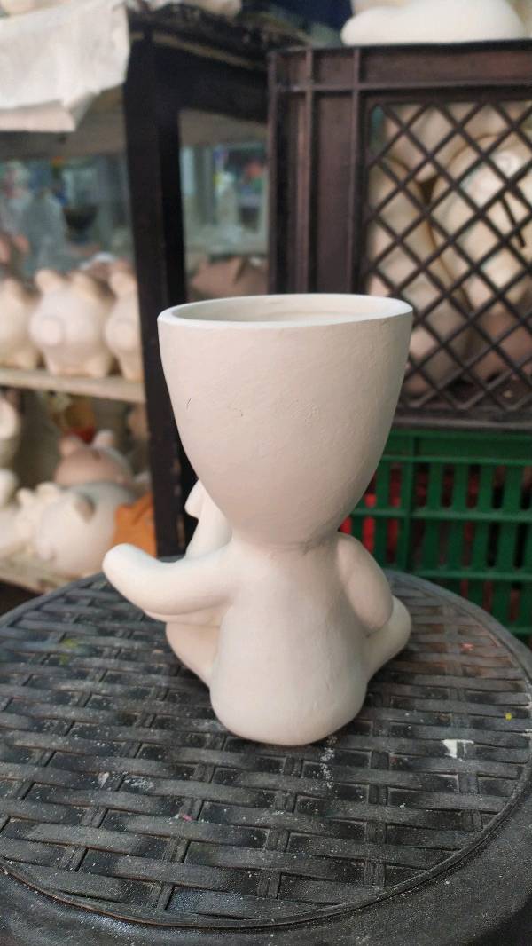 mortar, cup, vase