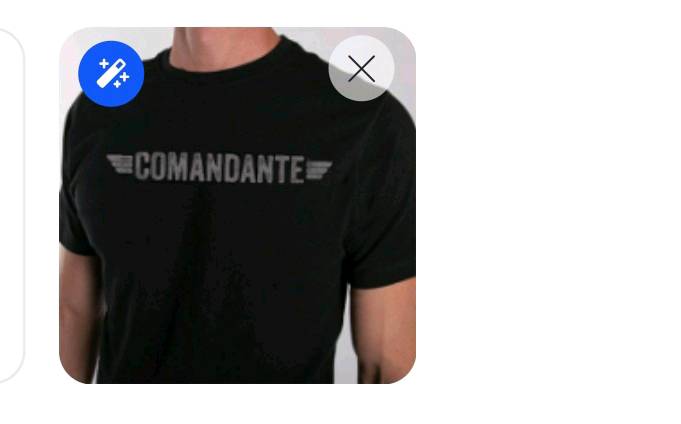  franela Comandante negra S