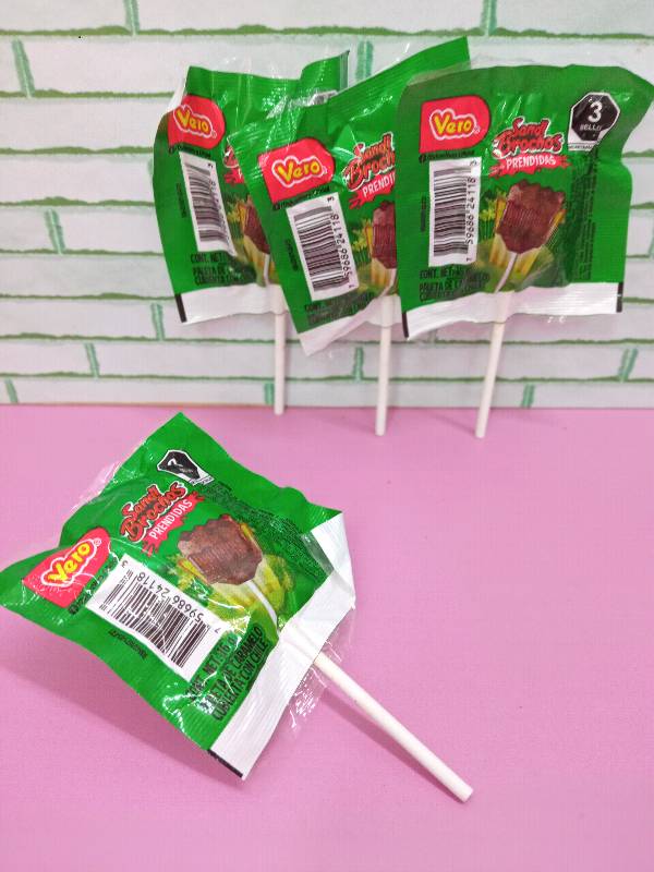 Vero Sandi Brochas Prendidas Paletas Brochas Dulces Sandi Brochas