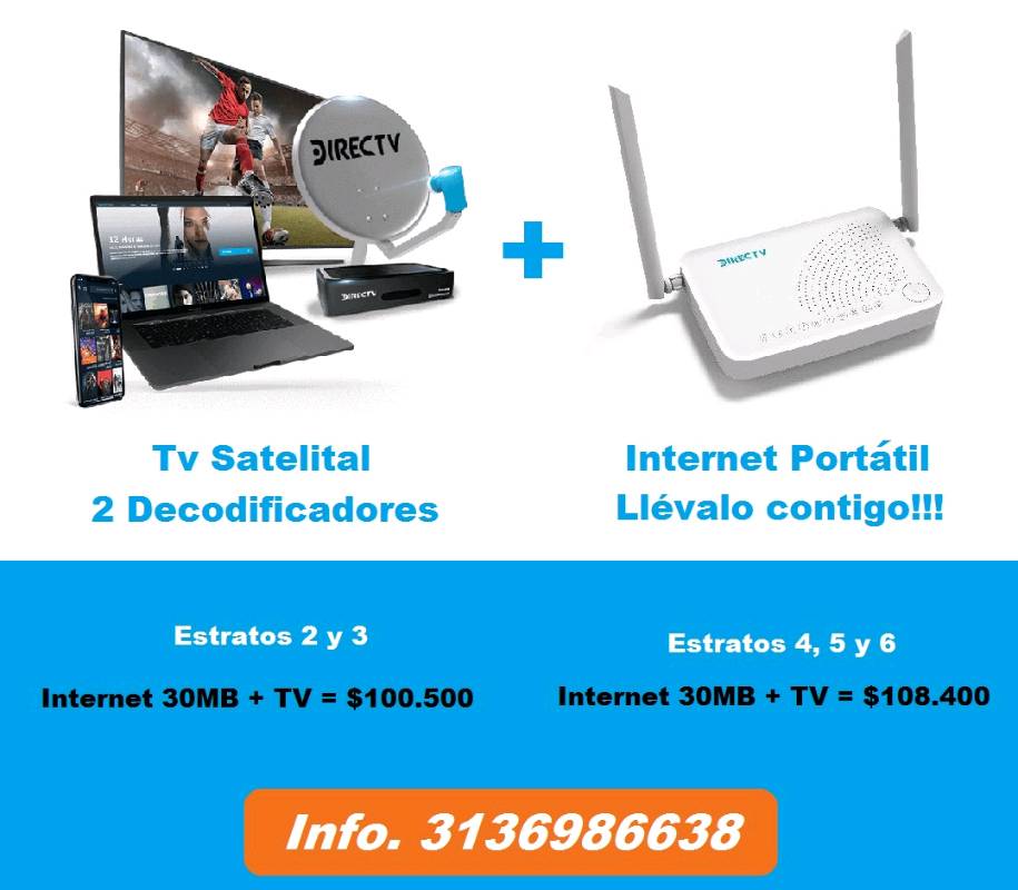 Internet Portátil en Medellin