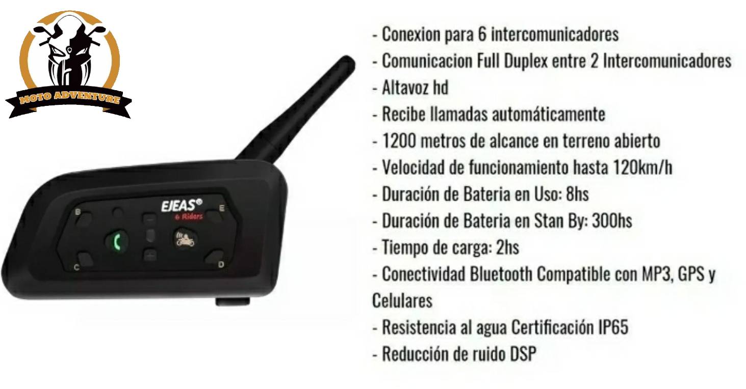 INTERCOMUNICADOR EJEAS V6 PRO. en Cuenca