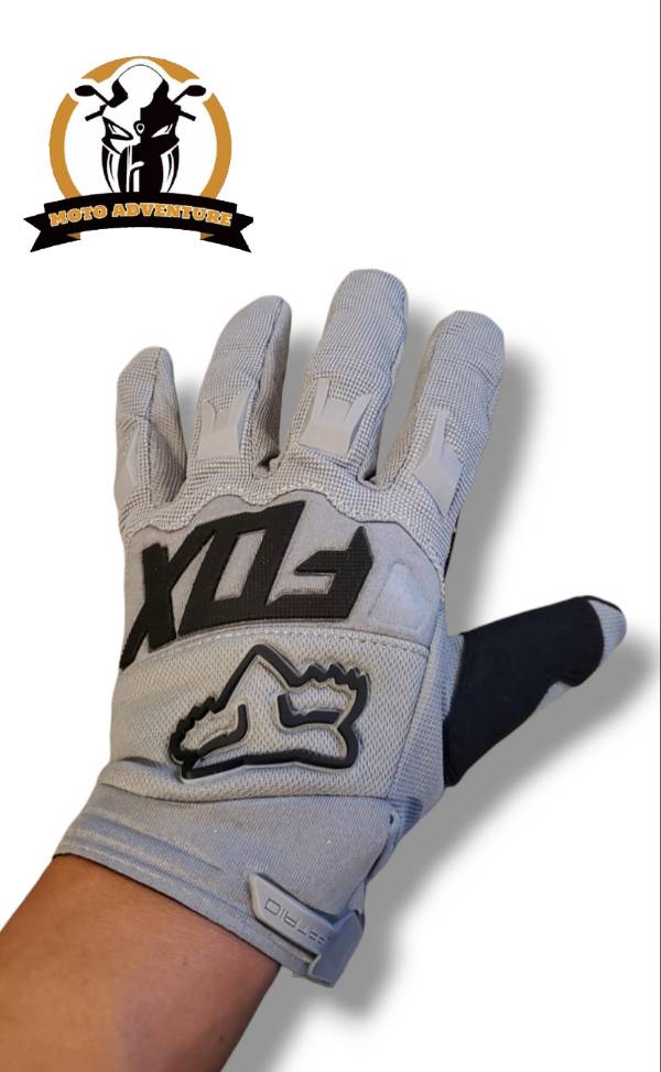 GUANTES FOX MOTOCROSS PLOMO 