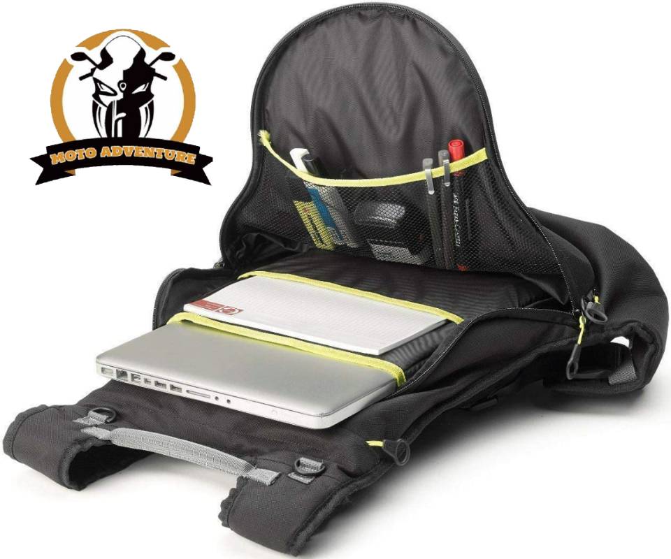 MOCHILA GIVI CON PORTA CASCO ORGINAL.