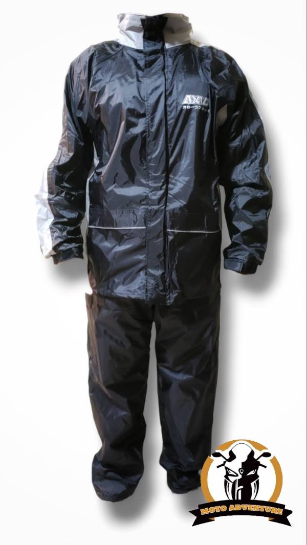 IMPERMEABLE NEGRO/PLOMO 