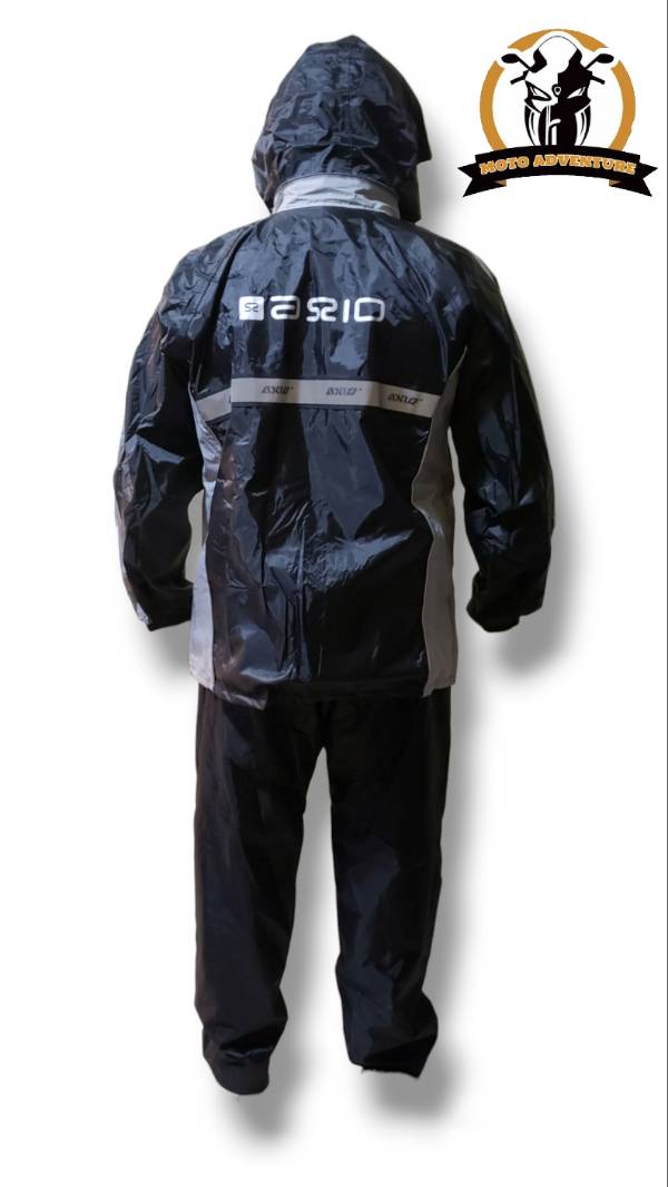 IMPERMEABLE NEGRO/PLOMO 
