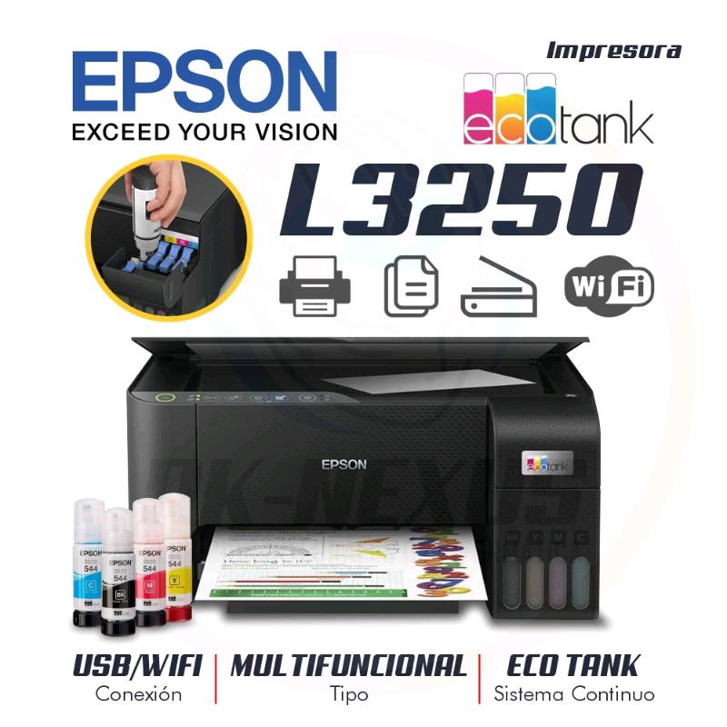 IMPRESORA EPSON MULTIFUNCIONAL ECOTANK L3250 USB/WIFI