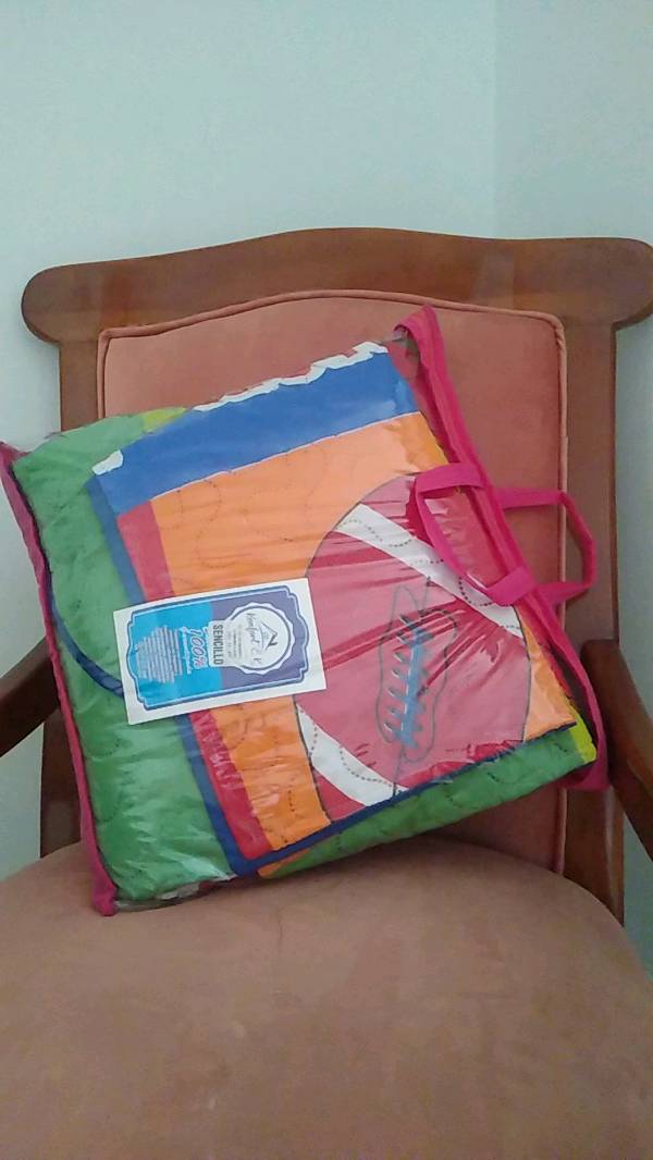 mailbag, pillow, backpack