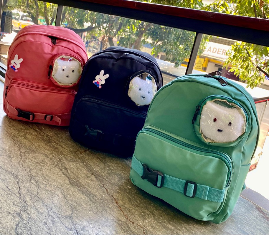 backpack, toaster, toyshop
