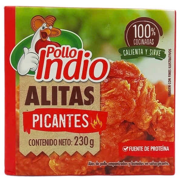 Alitas picantes 230g - pollo indio en San Miguel