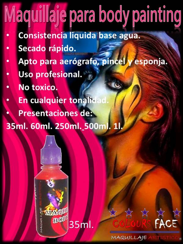 BODY PAINT PINTURA CORPORAL PROFESIONAL 60ML