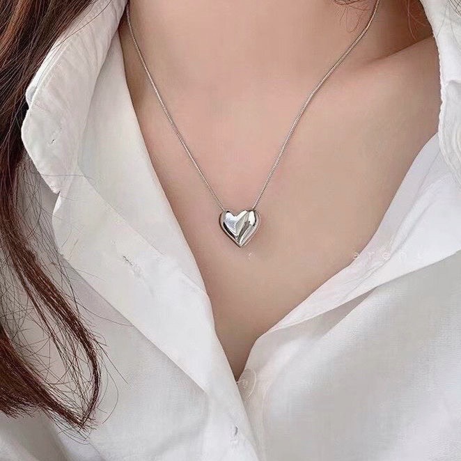 Collar heart chunky 