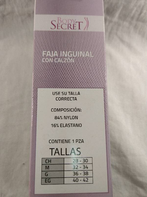 FAJA INGUINAL CALZON UNISEX