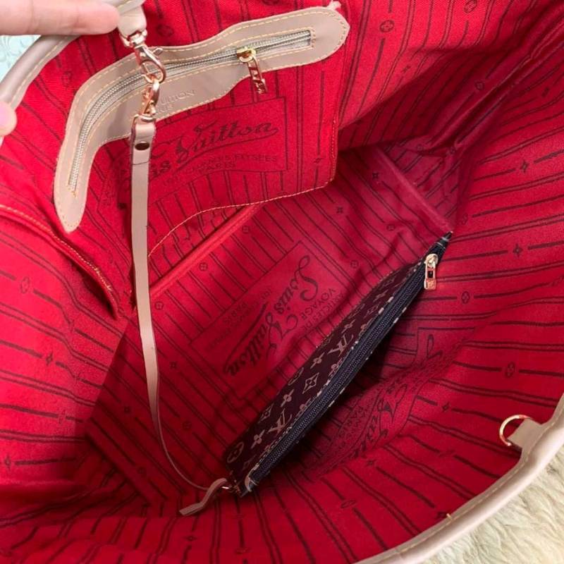 Bolsa de mão nessecer de luxo louis vuitton grande