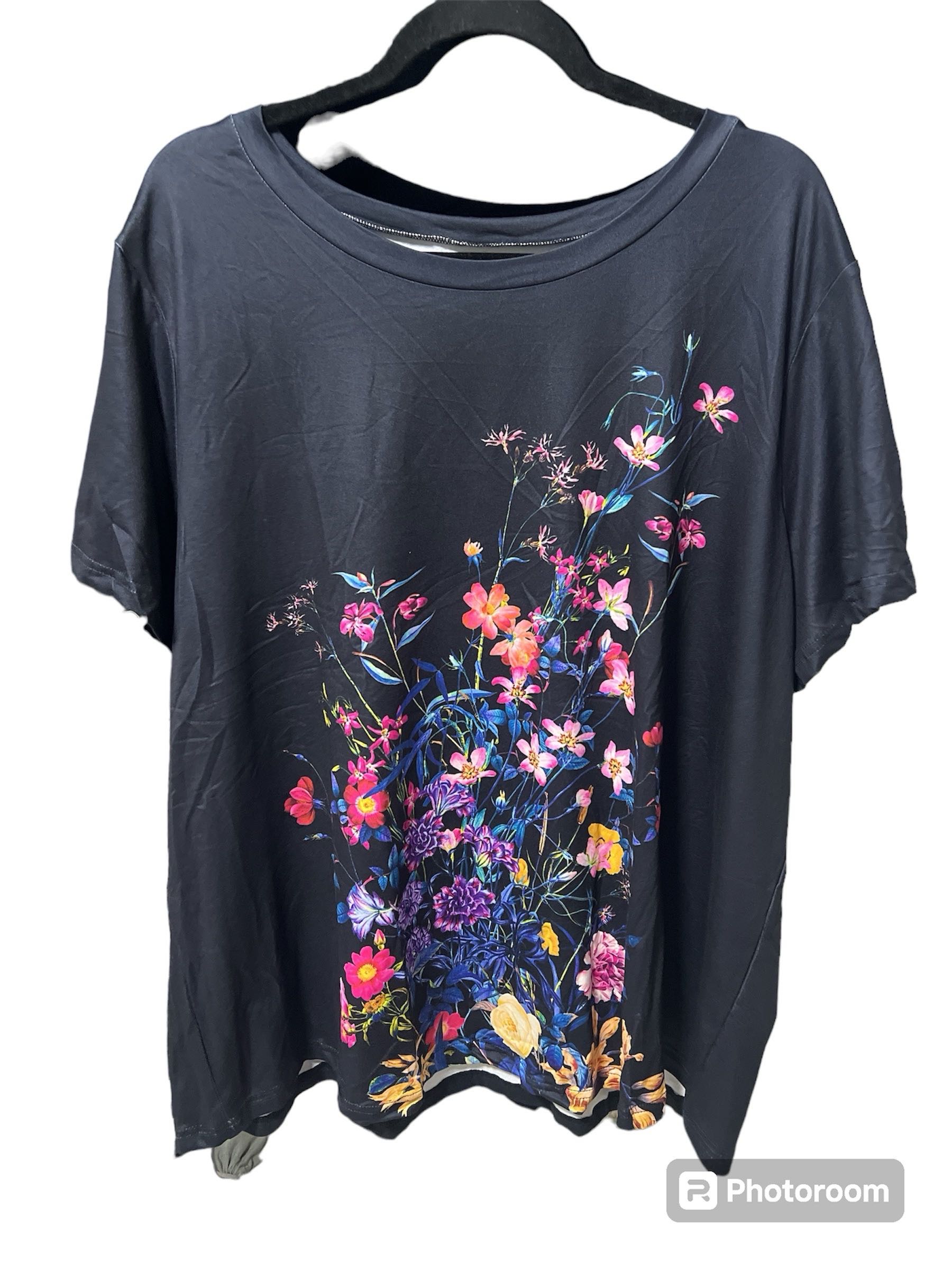 Franela estampada floral 