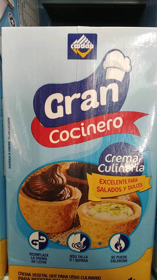 Crema de Leche x 1000 grs – Lacteos