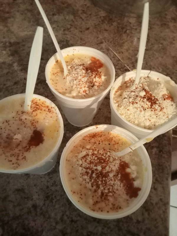 Coctel de elote en Mexicali