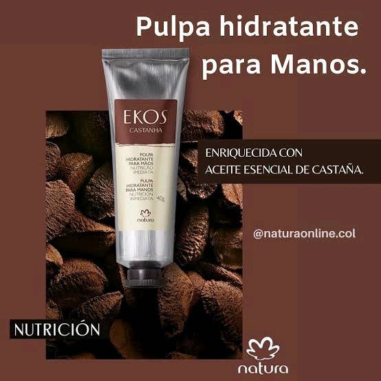 PULPA HIDRATANTE PARA MANOS CASTAÑA 75gr - NATURA en Lima