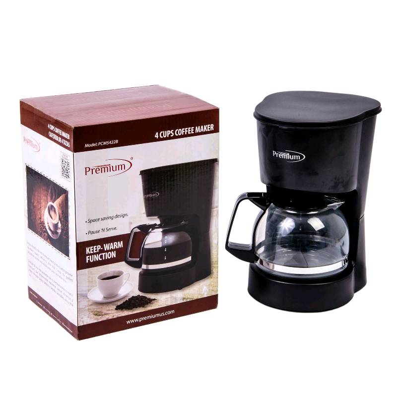 Cafetera Premium Expresso Cappuccino 800 Watts 4 Tazas – Tienda